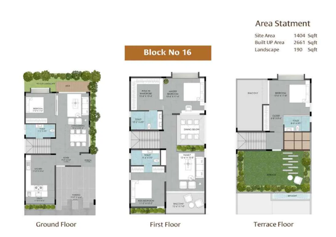 Gravity Smera Gardens Block 16 East 2,650 sq.ft. 4 BHK villa floor plan Gravity Smera Gardens Block 16 East 2,650 sq.ft. 4 BHK villa floor plan